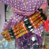 36inch Lampwork Glass beads, Cat's Eye Opal ,Magnetic Wrap Bracelet Necklace All in One Set